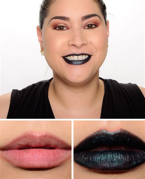 Maybelline Gunmetal Color Sensational Matte Metallics Lipstick Review And Swatches