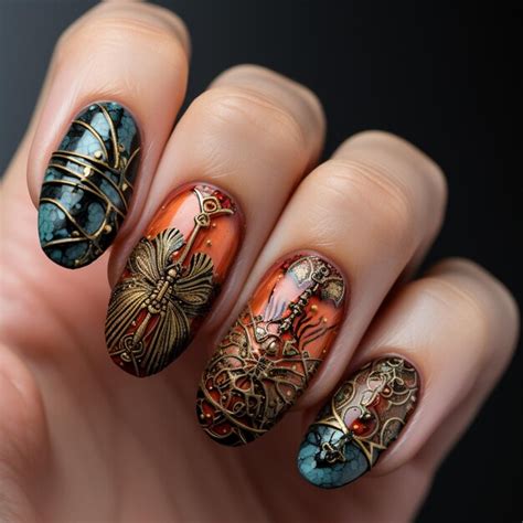 Premium Ai Image Nail Art Generated By Ai