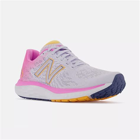 New Balance Fresh Foam 680v7 Womens Running Shoes White Pink W680ce7