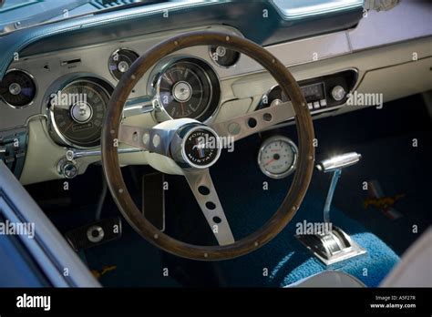 Ford Mustang interior Stock Photo - Alamy