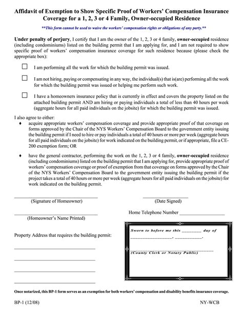 Ny Bp 1 Form Fill Online Printable Fillable Blank PdfFiller