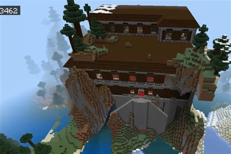 Seed Minecraft Terbaik Hari Ini Taiga Mansion Di Tengah Bioma Salju