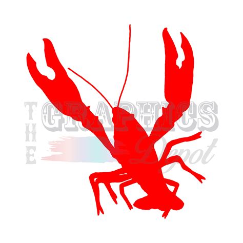 Crawfish Svg Eps Png Files Louisiana Crawfish Cut Etsy