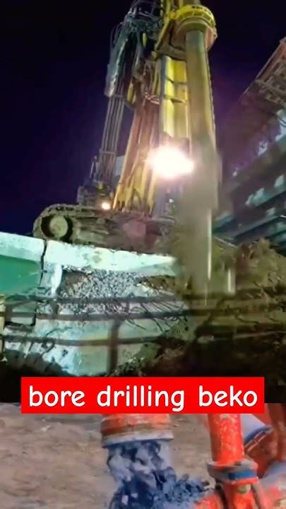 Bore Drilling Machine For Deep Well In Agribuzz City Shorts Excavator Youtube