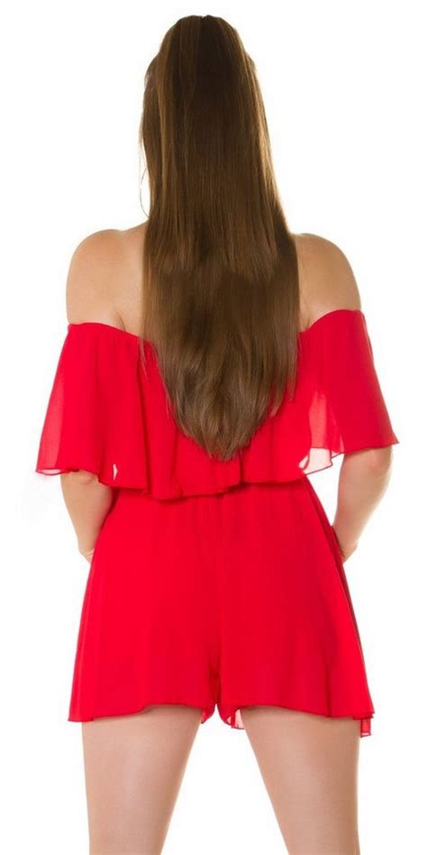 Koucla Overall Trendy Off Shoulder Jumpsuit