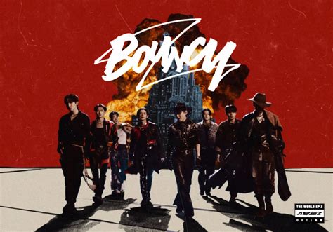 KPOP ATEEZ BOUNCY Wallpaper Movie Poster Simple Design Etsy