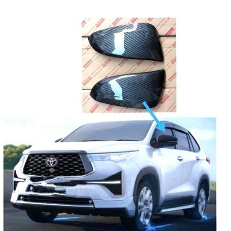 Jual Cover Tutup Spion Atas Toyota Innova Zenix Motif Carbon