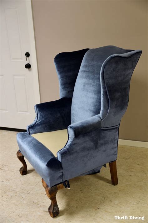 How To Reupholster A Wingback Chair A Step By Step Tutorial