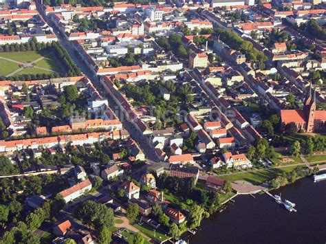 Neuruppin Brandenburg Von Oben Stadtansicht Neuruppin Brandenburg