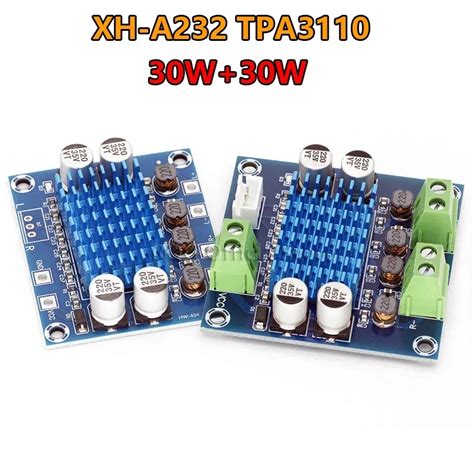 Placa De Amplificador De Udio Est Reo Digital TPA3110 XH A232 30W 30W 2