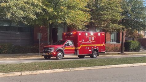 Medic Responding To A Medical City Of Fairfax Fire Department