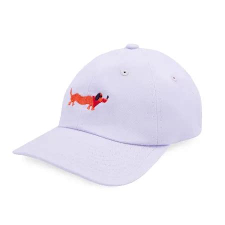 Cotton Baseball Cap Dachshund Lilac Colourful And Funny Matching