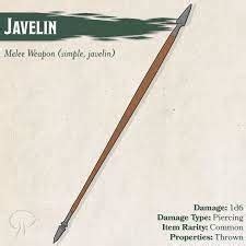 Javelin | Cartographer's Guild Wiki | Fandom