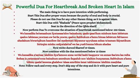 Powerful Dua For Heartbreak And Broken Heart In Islam