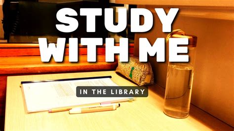 Study With Me At The Library 2 HOURS Real Time Background Noise