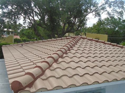 Cement Tile Roof Flat Roof Miami General Contractor