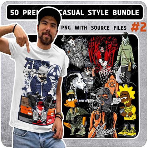 Premium Graffiti Style T Shirt Design Bundle For Pod Business