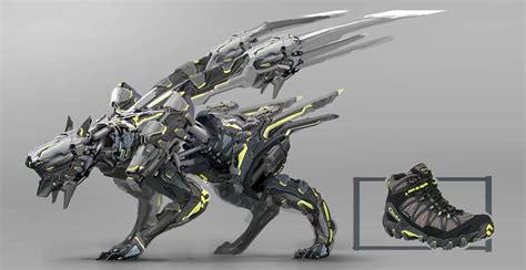 Artstation Mech Allen Wei Robot Animal Robot Concept Art Mech