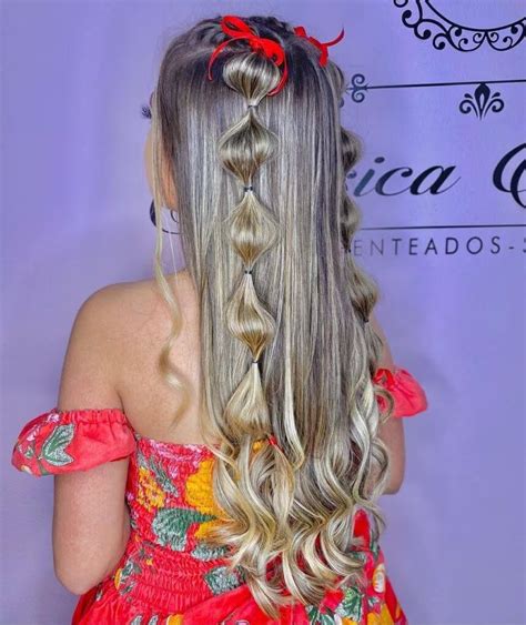 Penteado Simples Junino