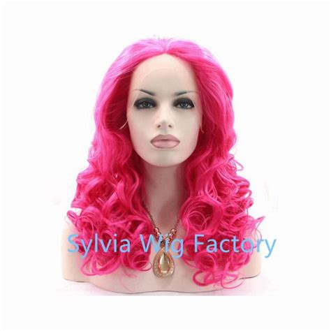 In Stock Cheap Long Heat Resistant Synthetic Body Wave Red Lace Front