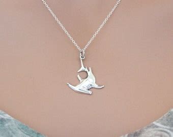 Sterling Silver Flying Eagle Charm Necklace Flying Eagle Pendant