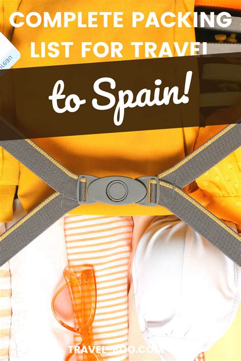 Ultimate Spain Packing List - What to Pack Come Summer or Winter for Spain!