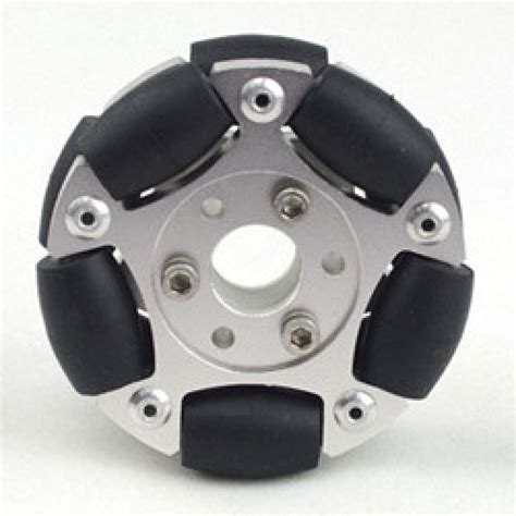 Mecanum Omni Directional Wheel Mm Aluminum Double At Mg Super Labs India