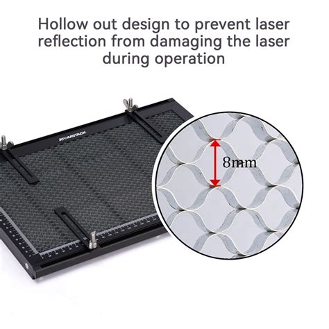 Atomstack F Laser Honeycomb Wabentisch Mit Klemme F R Lasergravierer