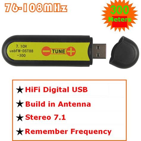 FMUSER USB FM transmitter wireless sound card stereo 7.1 channel ...