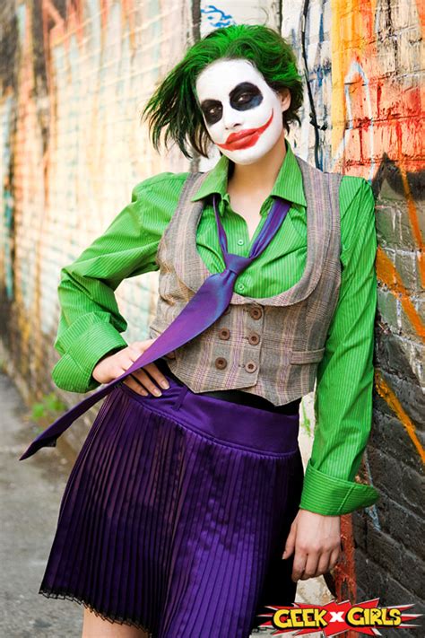 Female Joker Cosplay Costume