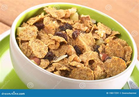 Wholewheat Cereal With Dried Fruits Stock Image - Image: 19817291