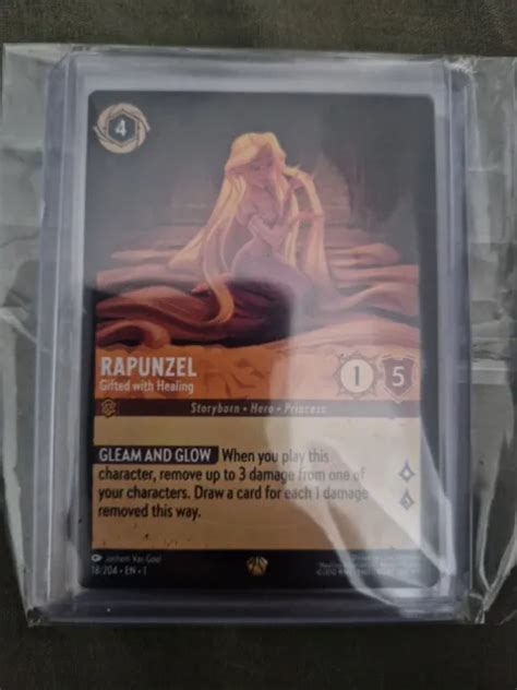 DISNEY LORCANA TCG Rapunzel Gifted With Healing Legendary 18 204