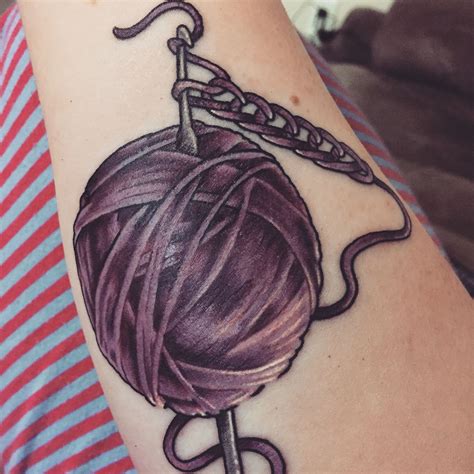 My Crochet Tattoo It Knitting Tattoo Crochet Tattoo Yarn Tattoo