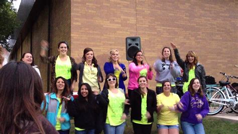 Zeta Tau Alpha Serenade UNT DG Anchor Splash 2012 YouTube