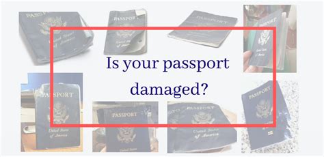 What Is A Damaged Passport Rush My Passport