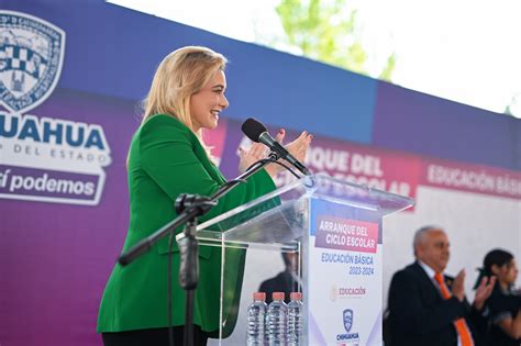 Encabeza Maru Campos Evento Por Arranque Del Ciclo Escolar Referente Mx