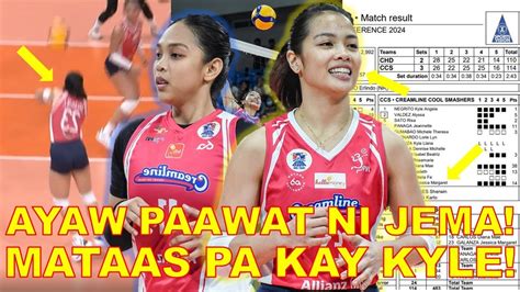 May Napansin Ang Fans Sa Stats Ni Jema Vs Cignal Floor General On Fire