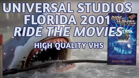 Universal Studios Florida 2001 Ride The Movies Vhs Promo Great