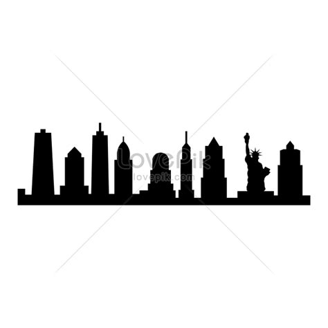 New york skyline in vector graphics image_picture free download ...