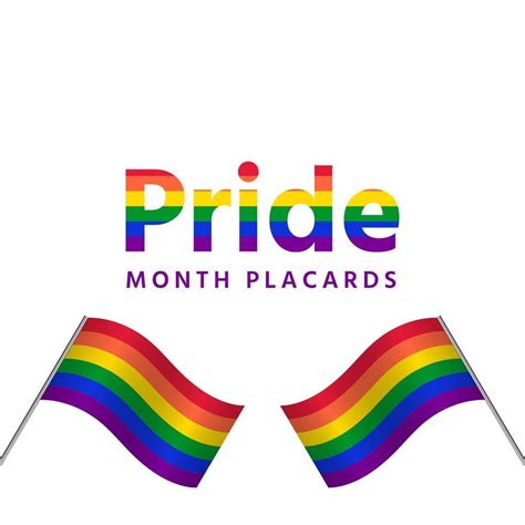 Pride month banner and two flags 2859891 Vector Art at Vecteezy