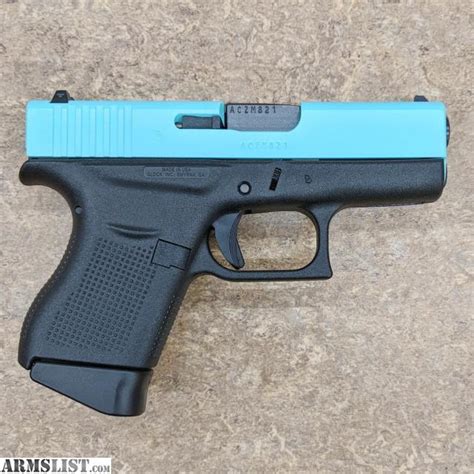 Armslist For Sale Glock 43 9mm Tiffany Blue Cerakote Slide With 2