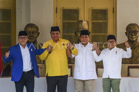 Golkar Dan PAN Resmi Dukung Prabowo Dalam Pilpres 2024 ANTARA Foto