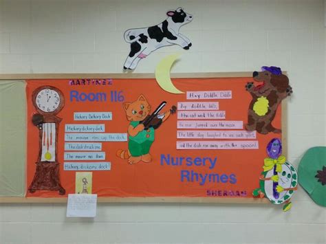 Kindergarten Nursery Rhymes Bulletin Board Nursery Rhyme Theme