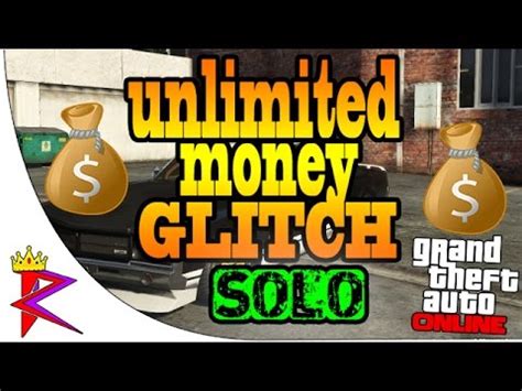 Gta Best Money Glitch Solo Unlimited Money Glitch Patch