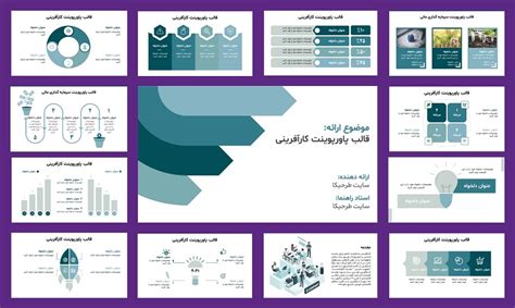 قالب پاورپوینت کارآفرینی 44 اسلاید متنوع و جذاب