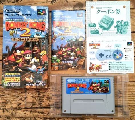 Donkey Kong Country Complet Super Nintendo Famicom Snes Sfc Ntsc Jp