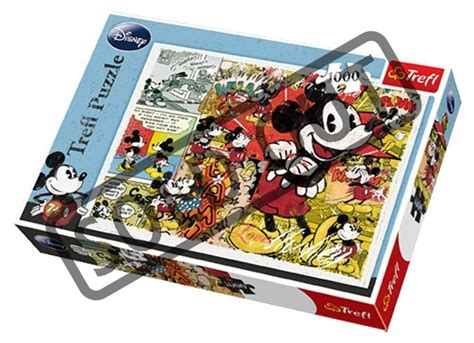 Trefl Puzzle Mickey Mouse Retro 1000 Dílků Puzzle Puzzlecz