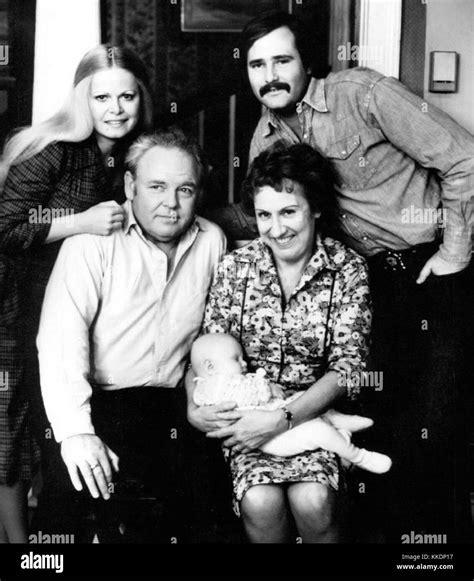 All in the Family cast 1976 Stock Photo - Alamy