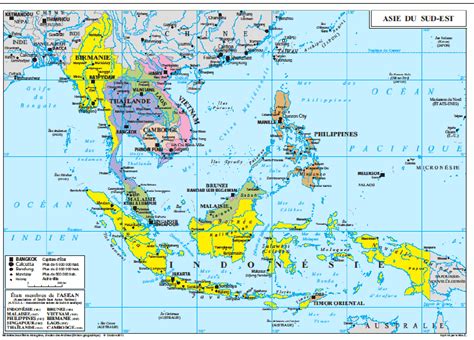 asie du sud est • Voyages - Cartes