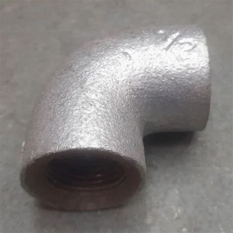 1 2inch L Short Radius 90 Degree Galvanized Iron Elbow For Plumbing